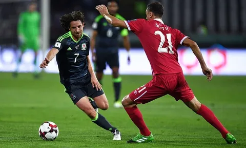 Chùm ảnh: Vắng Bale, xứ Wales chia điểm tiếc nuối trước Serbia