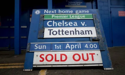 Đại chiến Chelsea - Tottenham thông báo cháy vé
