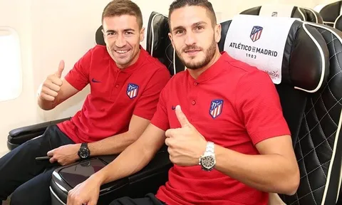 Dàn sao Atletico rạng rỡ lên đường đến Munich dự Audi Cup