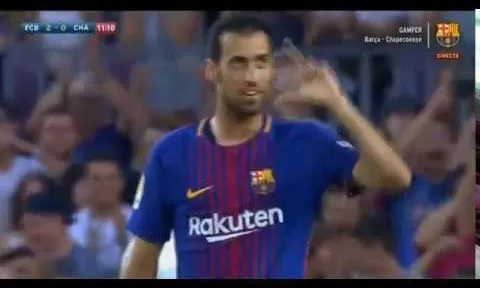 Đẳng cấp của Sergio Busquets vs Chapecoense