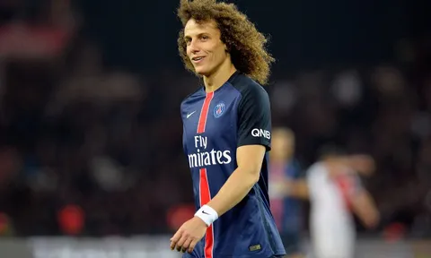 David Luiz khi còn khoác áo PSG