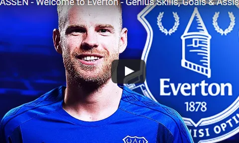 Davy Klaassen - chào mừng đến với Everton