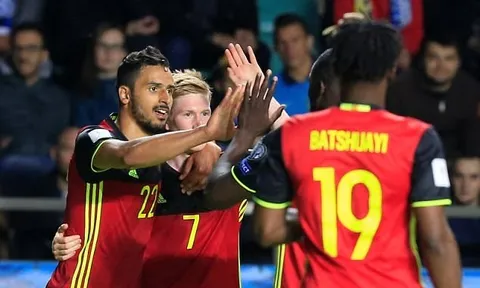 De Bruyne lập cú đúp kiến tạo, Bỉ nhẹ nhàng hạ gục Estonia