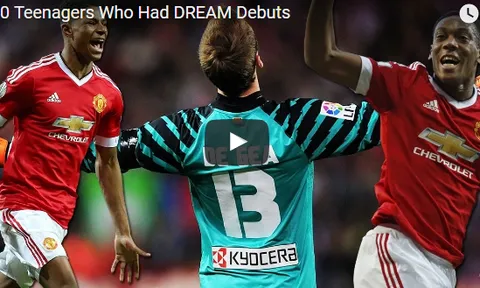 De Gea, Rashford,... và 10 sao tuổi teen từng ra mắt ấn tượng nhất