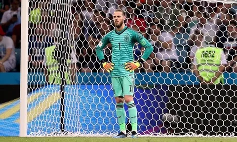 Thủng lưới trước Morocco, De Gea xác lập thành tích đáng quên tại World Cup