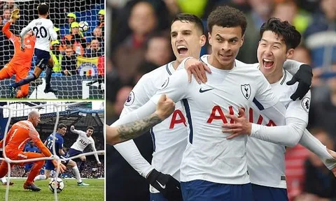 Dele Alli tỏa sáng, Tottenham có lần đầu tiên, Chelsea xa dần top 4