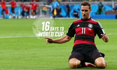 ĐẾM NGƯỢC 16 ngày World Cup: Miroslav Klose và kỉ lục vĩ đại
