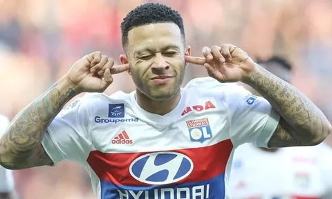 Depay không thể ngừng ghi bàn, Lyon sắp soán ngôi Monaco