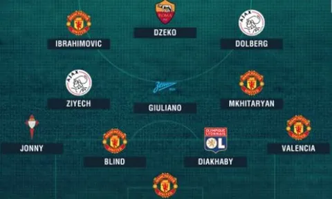 ĐHTB Europa League: Không Pogba, Quỷ đỏ vẫn thống trị