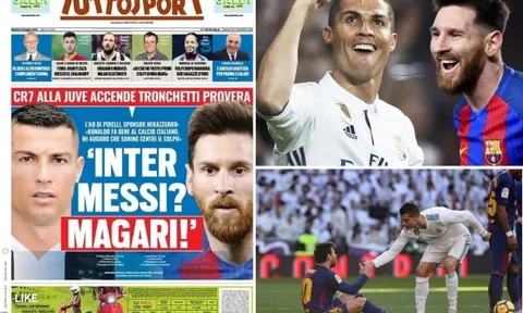 SỐC: Milan 'lên kế hoạch' chiêu mộ Messi làm đối trọng với Ronaldo - Juventus