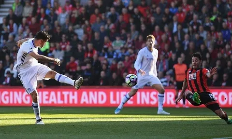 Diệt gọn Bournemouth, Chelsea tiến thêm một bước tới ngôi vương