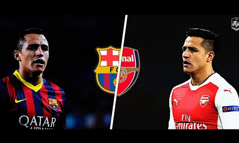 Đọ tài Sanchez ở Barca và Sanchez ở Arsenal