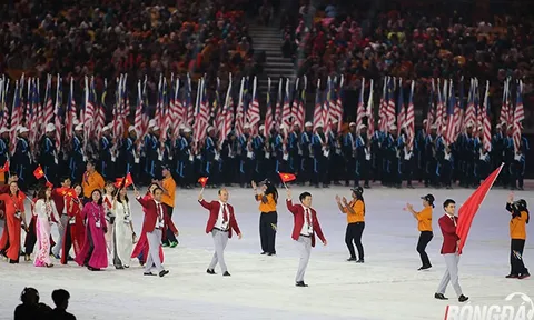 Đoàn Thể thao Việt Nam nổi bật tại lễ khai mạc SEA Games 29