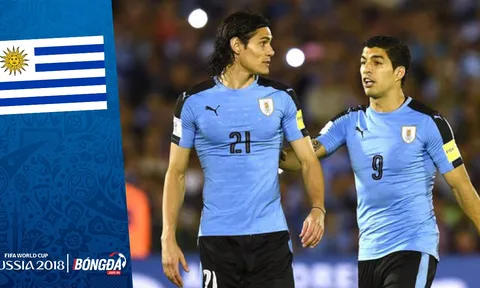 Đội hình ĐT Uruguay tham dự World Cup 2018