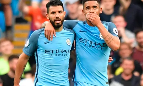 Đội hình dự kiến của Man City trong trận khai màn: Song sát Aguero - Jesus?