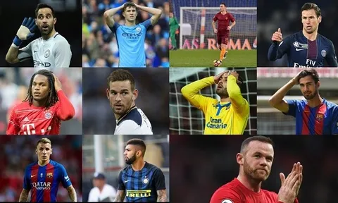 Đội hình tệ nhất châu Âu mùa 2016/17: Thảm họa Andre Gomes; dấu chấm hết cho Rooney?