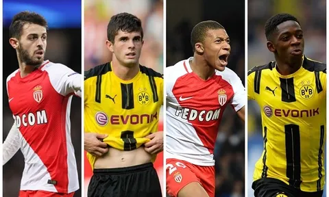 Đội hình TRẺ kết hợp Dortmund & Monaco: Tung hoành thế giới trong tương lai