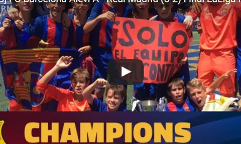 Đội trẻ Barca lại 'bán hành' cho Real trong trận chung kết