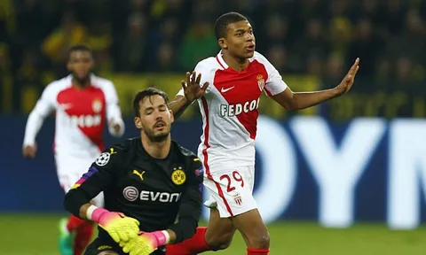 Dortmund 2-3 Monaco (Lượt đi tứ kết Champions League 2016/17)