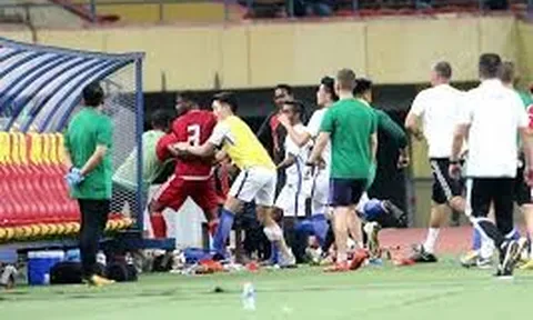 SỐC: U23 Malaysia hỗn chiến với UAE trước thềm đại hội ASIAD 2018