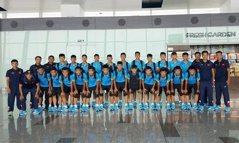 ĐT U15 Việt Nam lên đường dự giải U15 Đông Nam Á 2017