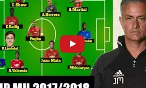 Dự đoán đội hình mạnh nhất của Man Utd mùa 2017/18