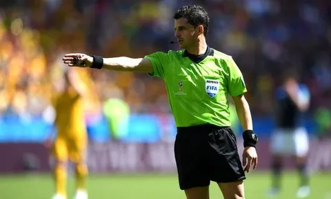 FIFA gây sốc với trọng tài bắt chính đại chiến Pháp vs Bỉ
