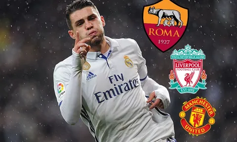 Roma nhập cuộc với MU, Liverpool giành sao Real Madrid