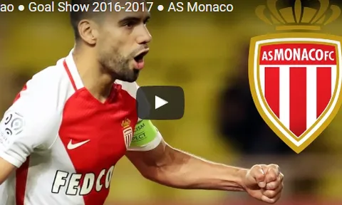Falcao trong màu áo AS Monaco 2016/17