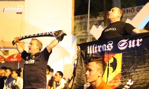 Fan Real Madrid náo loạn siêu cúp tại Việt Nam
