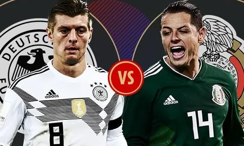 5 điều đáng chờ đợi từ trận Đức - Mexico