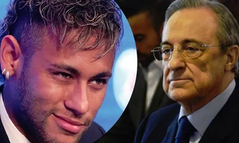 'Florentino Perez bị ám ảnh bởi Neymar'