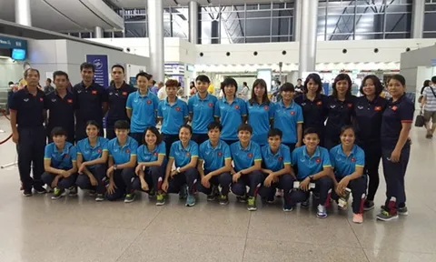 ĐT Futsal nữ Việt Nam lên đường tập huấn tại Nhật Bản