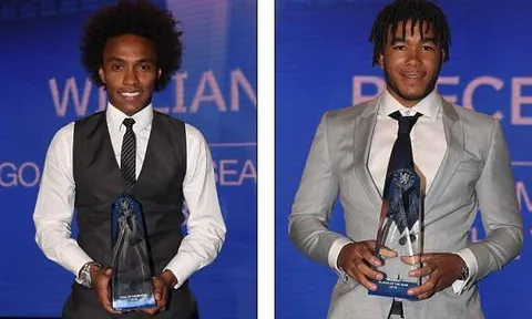 Gala trao giải cuối năm của Chelsea: Willian giành cú đúp giải thưởng
