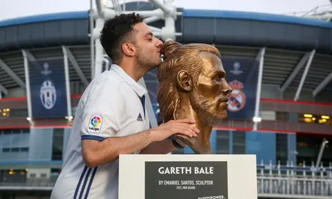 Bức tượng điêu khắc của Gareth Bale bị chê là thảm họa