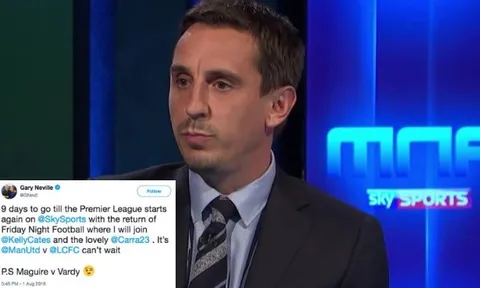 Gary Neville gây bão với dòng trạng thái về mục tiêu của Man Utd