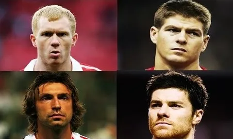 Gerrard, Pirlo, Scholes, Alonso - Những siêu sao chuyền bóng dài