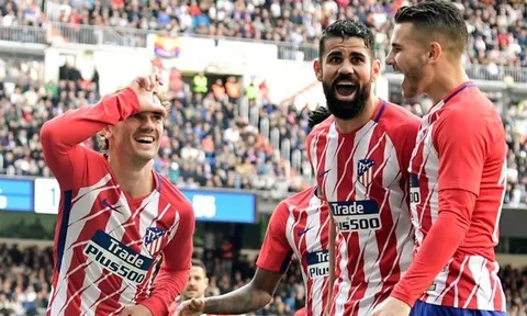 Ghi bàn chưa đủ, Griezmann nhảy nhót trêu ngươi Real Madrid