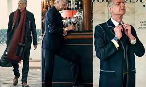 Giáo sư Wenger và gu thời trang sang chảnh bất ngờ