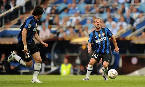 Giờ thì Inter đã tìm được cặp Sneijder-Milito mới