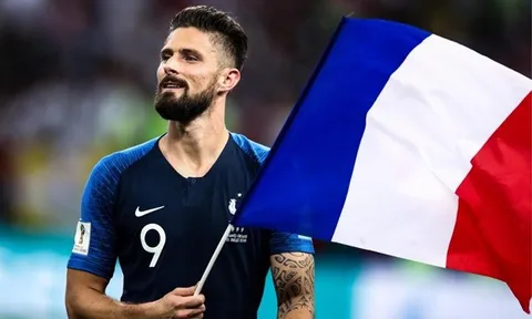 Giroud rời World Cup 2018 với kỷ lục đáng quên