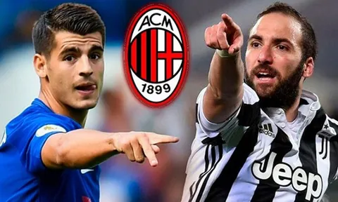 Góc AC Milan: Morata và Higuain sẽ là những chữ ký "lệch pha"?