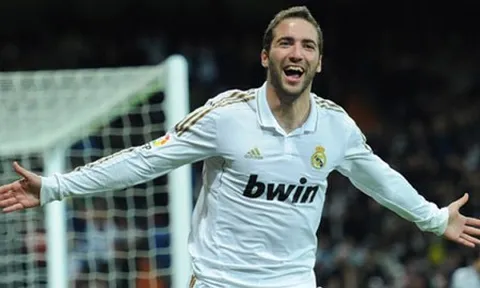 Gonzalo Higuain khi còn tung hoành tại Real Madrid