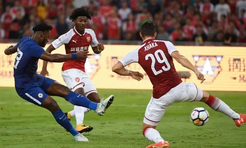 Granit Xhaka chơi tuyệt hay vs Chelsea