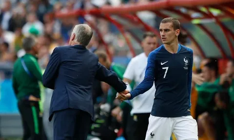 Griezmann có nguy cơ mất suất đá chính trên tuyển Pháp
