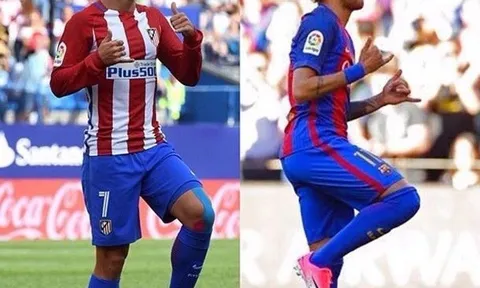 Griezmann 'phát cuồng' với màn trình diễn của Neymar trước Villarreal
