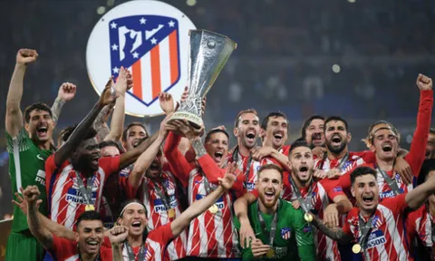 Griezmann tỏa sáng rực rỡ, Atletico lên ngôi xứng đáng tại Europa League