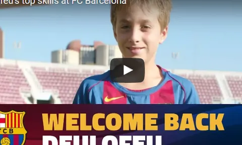 Há hốc mồm với tài năng của Deulofeu khi còn bé tí
