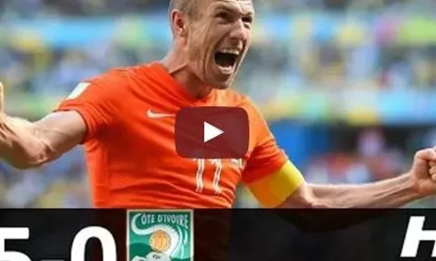 Hà Lan 5-0 Bờ Biển Ngà (giao hữu quốc tế)