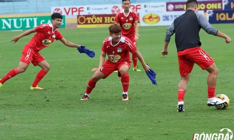 HAGL tập kín, sẵn sàng chiến Hà Nội FC